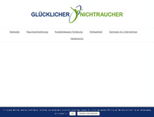 Tablet Screenshot of gluecklicher-nichtraucher.de